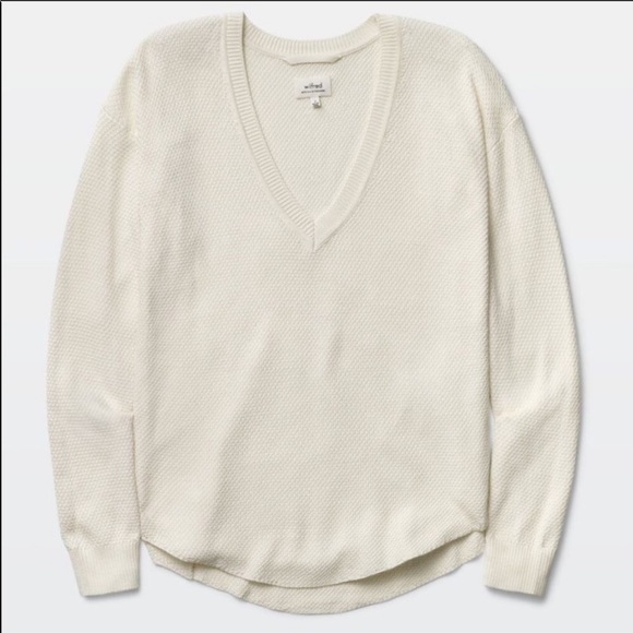 Wilfred Galois V-neck sweater, Silk & Cashmere - Picture 1 of 3